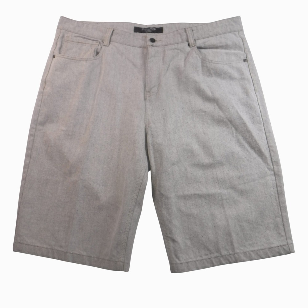 Southpole Collection Mens Light Gray‎ Denim Shorts Size 42  Casual Summer